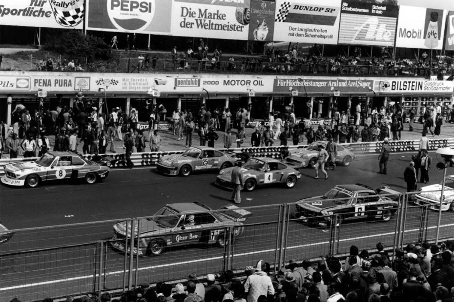 Blick in die Startaufstellung zum 1976er Rennen. Foto: Christian Höfer